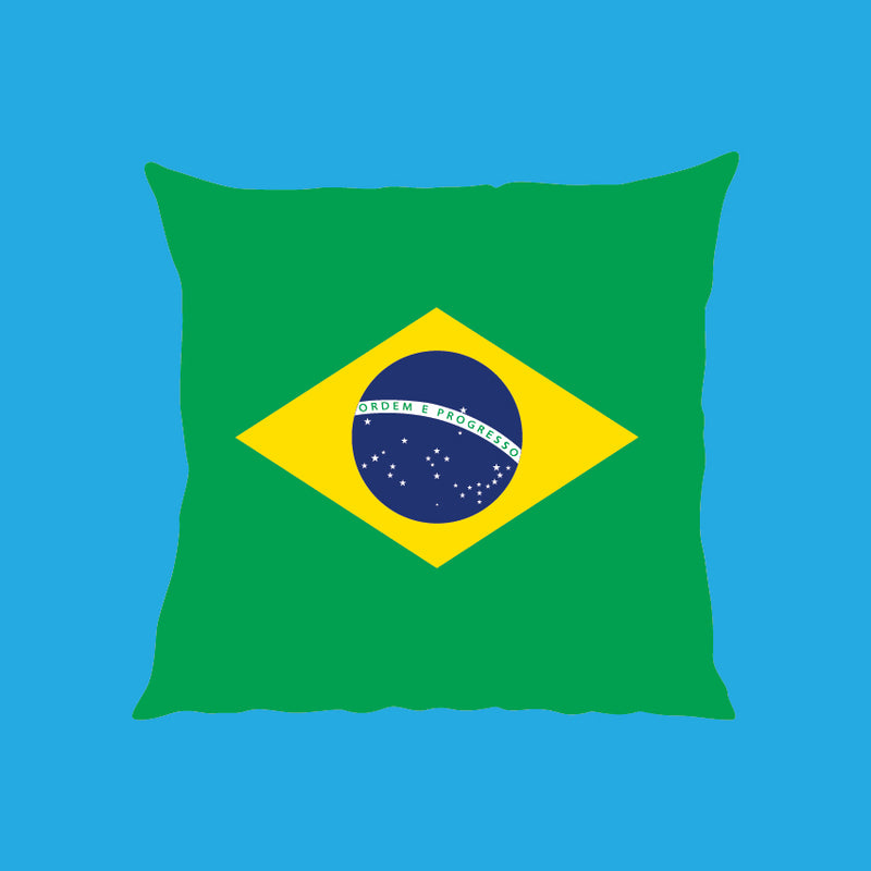 Brazil Flag Cushion