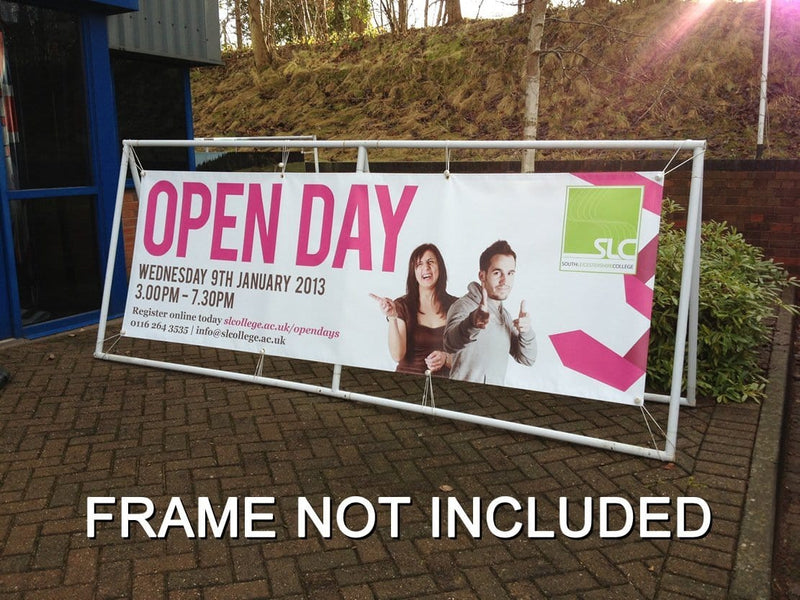 4m x 1.5m Full colour printed banner - QUICK Delivery