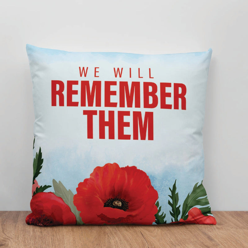 Remembrance Day Commemorative Cushion