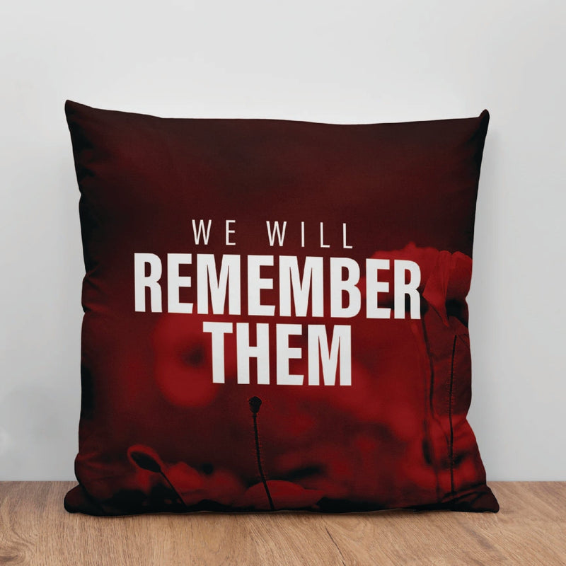 Remembrance Day Commemorative Cushion - design 2