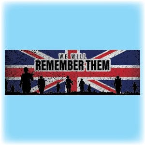 VE Day 80 outdoor banner - design 3