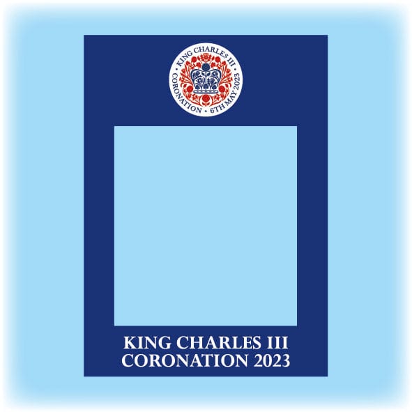 Selfie Frames for The coronation of King Charles III - Design 1