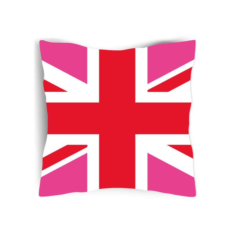 Pink Union Flag Cushion